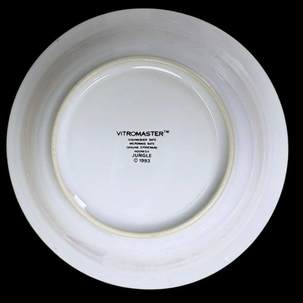 Vitromaster‎ Jungle Animal Print Cereal Bowl 7.25